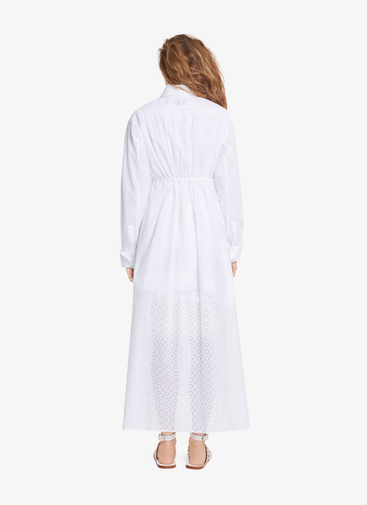 EDITION 2004 LONG SHIRT DRESS ALAÏA WHITE EDITION 2004 LONG SHIRT DRESS